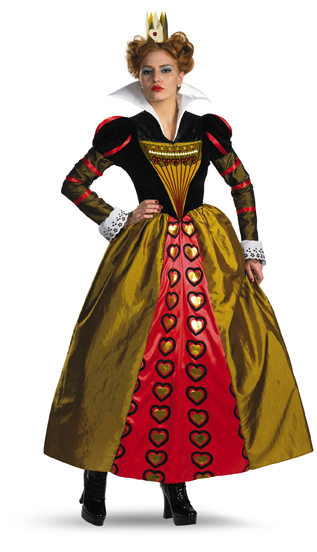 Alice in Wonderland Red Queen DELUXE Adult Costume *IN STOCK*