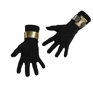 G.I. Joe The Rise of Cobra Snake Eyes Deluxe Child Gloves - Click Image to Close