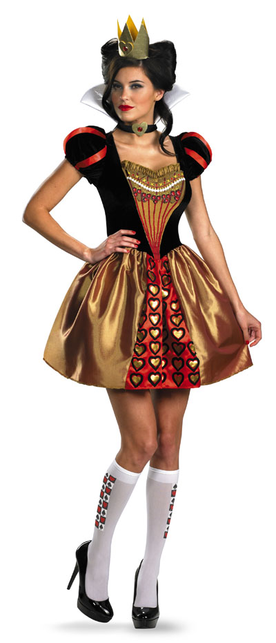 Alice in Wonderland Red Queen Adult Sassy Dress PRE-SALE