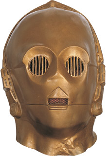 C-3PO Adult Deluxe Vinyl Mask