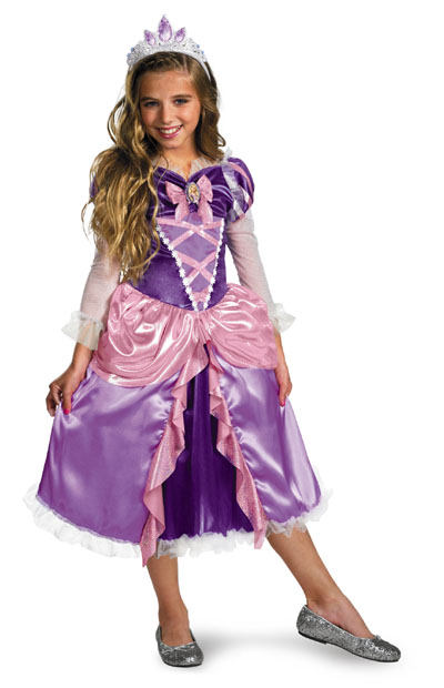 Tangled Rapunzel Princess Shimmer Deluxe Princess Dress