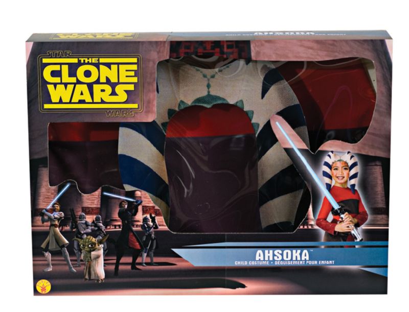 Star Wars Ahsoka Child Costume Small Box S-M-L Clone Wars