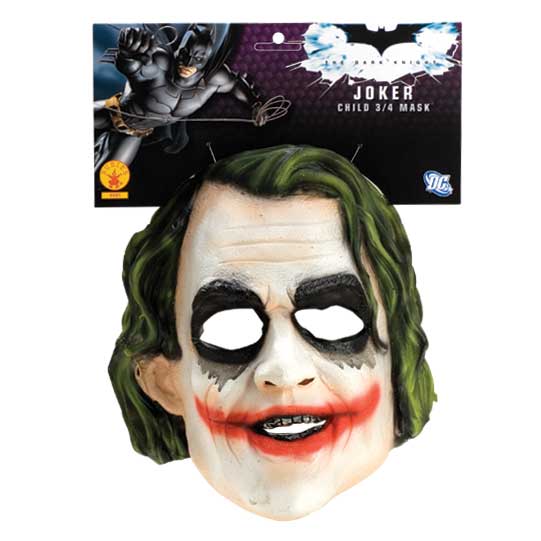 Dark Knight Joker Child 3/4 Mask Heath Ledger