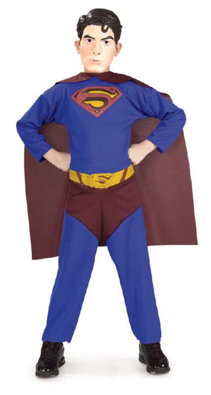Superman Child Costume S M L - Click Image to Close