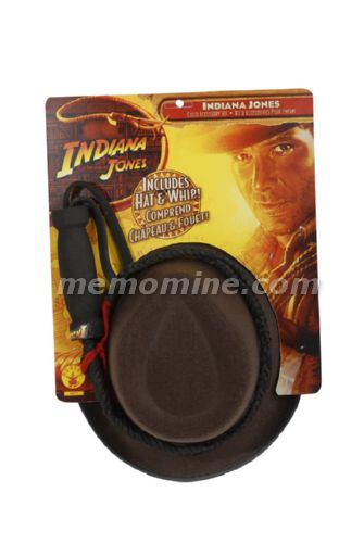 Indiana Jones Child Hat & Whip STD