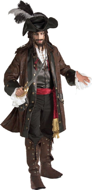 Pirates of the Caribbean Captain Jack Sparrow Adult Costume