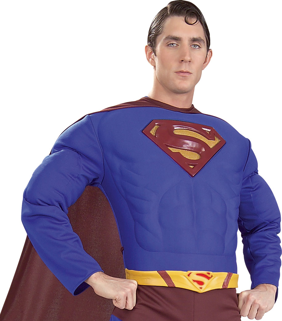 Superman Adult Inj. Molded Belt - Click Image to Close