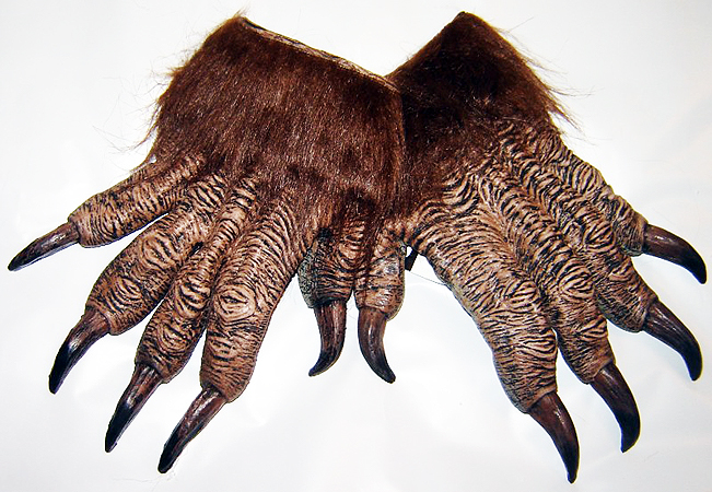 Wolfman Adult Latex Hands