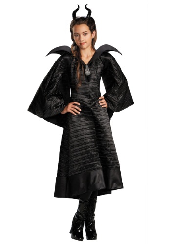 Maleficent Christening Black Gown Child Deluxe Costume