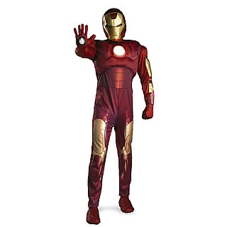 Iron Man Classic Adult Super Deluxe Costume STD, XL