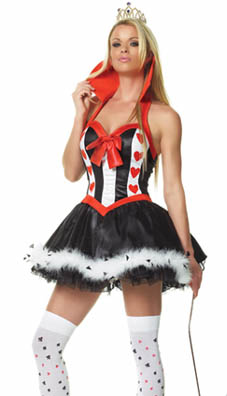 Sexy Queen with Hearts Costume **In Stock**