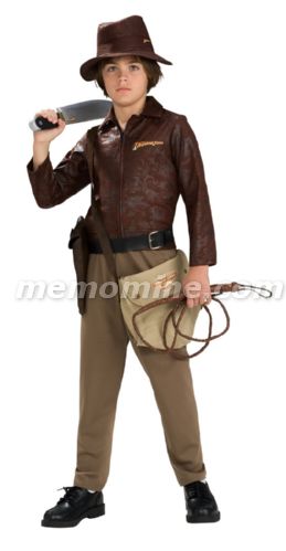 Indiana Jones Child Deluxe Costume S M L