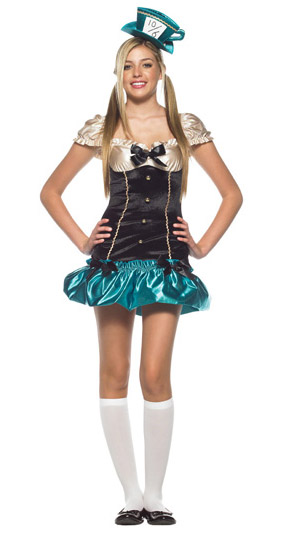 Mad Hatter Tea Party Hostess Junior Costume *In Stock*