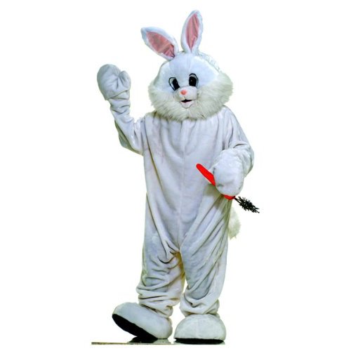 Bunny Plush Economy Mascot Adult Costume - Click Image to Close