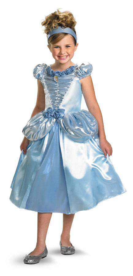 CINDERELLA LAME Deluxe Child Princess Costume