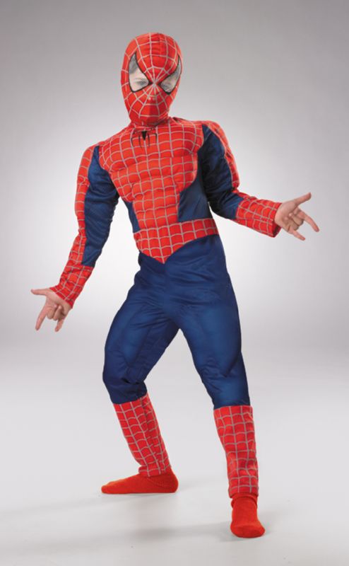 Spider-Man Child Deluxe Costume S, M, L, TEEN