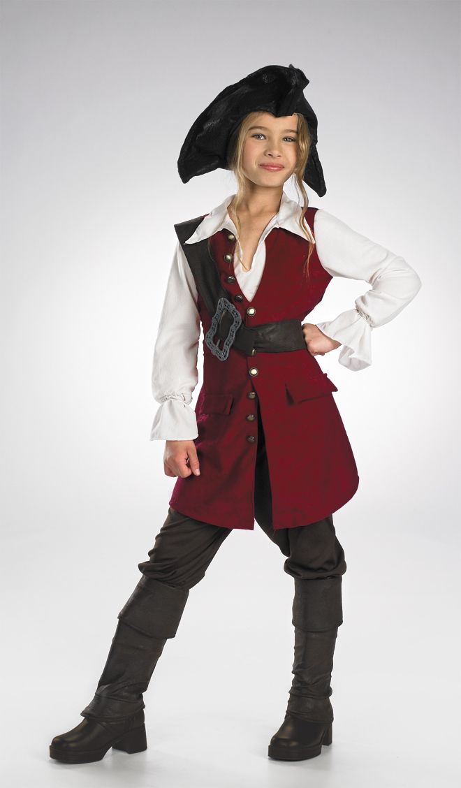 Disney Elizabeth Pirate Deluxe Child S,M,L