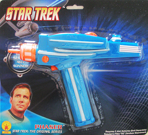 STAR TREK-CLASSIC Phaser Gun with Sound!