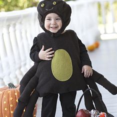 Pottery Barn Kids SPIDER costume Size NEWB, INF, TODD, S
