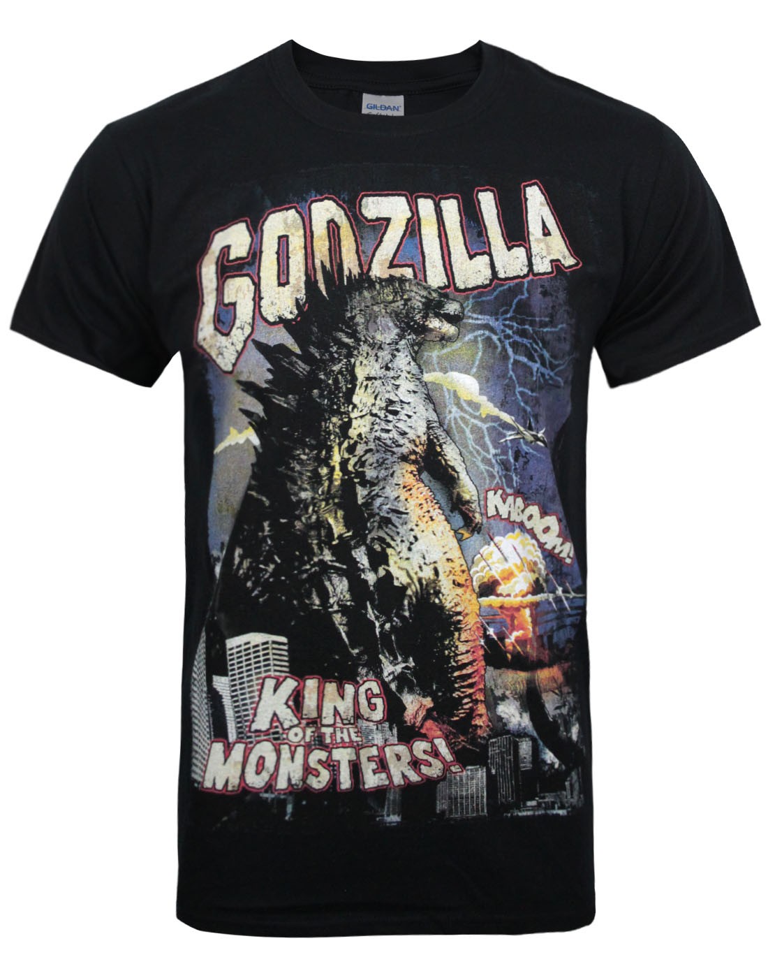 Godzilla Retro Poster Men's T-Shirt S, M, L, XL