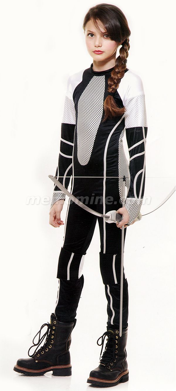 Hunger Games 2 Catching Fire Hunter Jumpsuit Child Costume - Click Image to Close