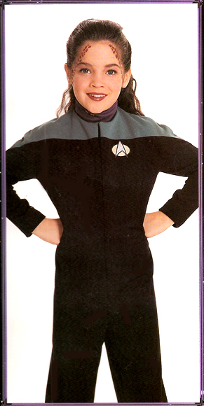 Star Trek Lt. Dax Deluxe Teal M Child - Click Image to Close