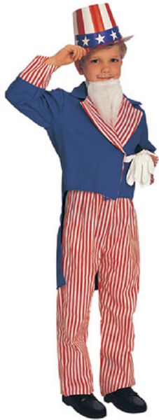 Child Uncle Sam Costume S M L