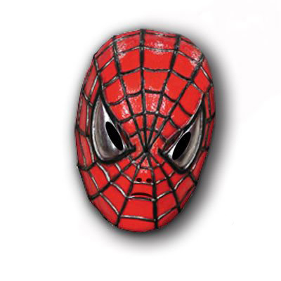 Spider-Man Child Flexible Vinyl Mask - Click Image to Close