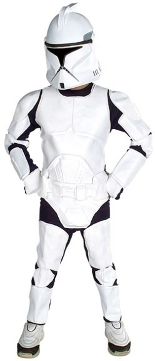 Clone Trooper™ Child Deluxe Star Wars Costume S, M, L - Click Image to Close