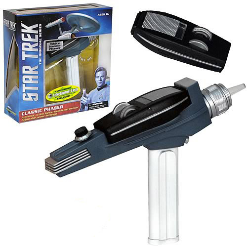 Star Trek Tek Classic Phaser Pistol (Lights, Sounds & Motion) - Click Image to Close