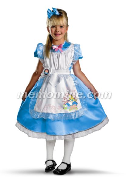 Alice in Wonderland Alice DELUXE Girls Costume **IN STOCK** - Click Image to Close