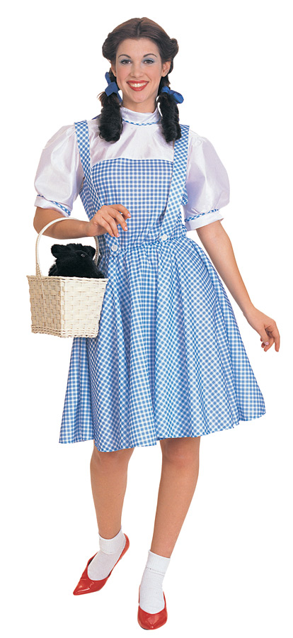 Wizard of Oz Dorothy™ Dress Adult Costume TEEN, STD & L - Click Image to Close