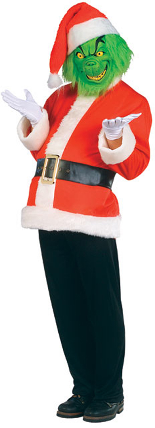 Grinch Adult Mascots Costume - Click Image to Close