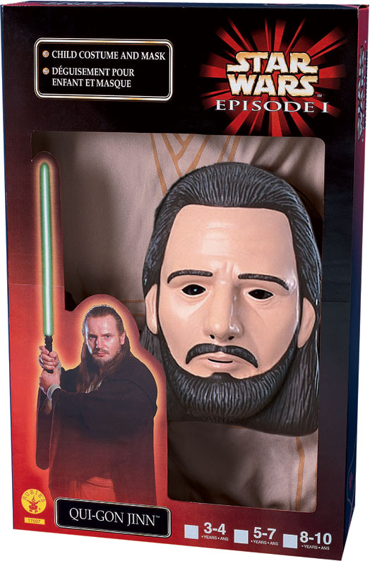 Star Wars Qui-Gon Jinn™ Child Costume Size S, M, L