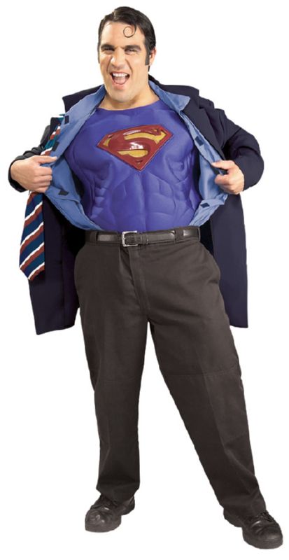 Superman Clark Kent/Superman Costume PLUS SIZE