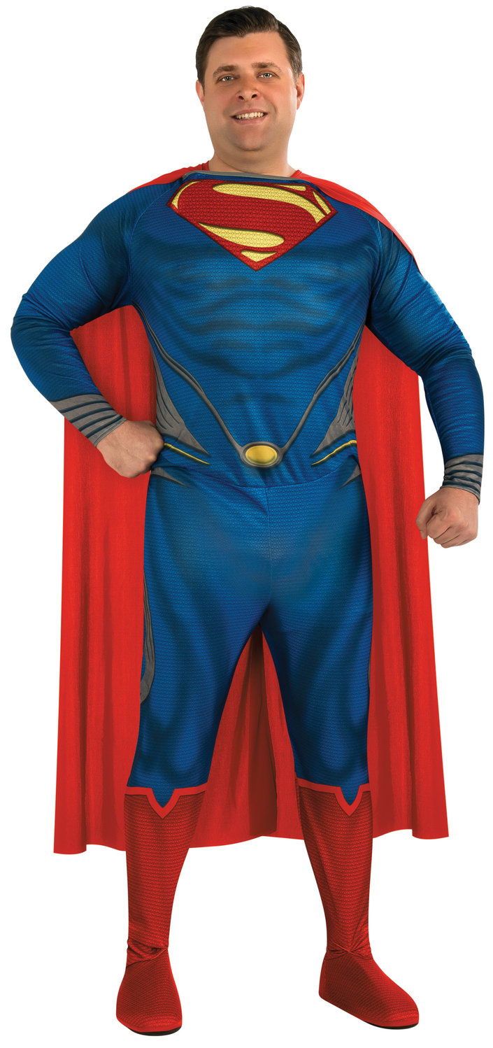 Superman Man of Steel Adult Costume Plus Size - Click Image to Close