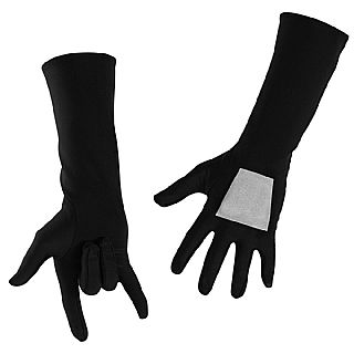 Spider-Man Child Deluxe Black-Suited Gloves - Click Image to Close