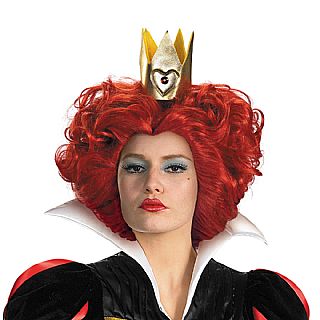 Alice in Wonderland Red Queen of Hearts Wig *IN STOCK* - Click Image to Close