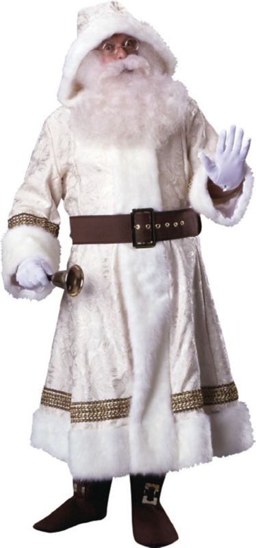 Santa Old Time Suit w/Hood - Click Image to Close