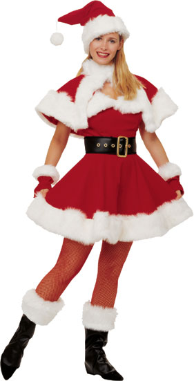 Miss Santa Sexy Costume XS,S, M - Click Image to Close