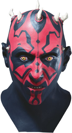 Darth Maul™ Adult Full overhead latex mask