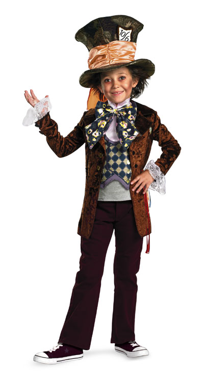 Alice in Wonderland Mad Hatter Child Dlx Costume IN STOCK - Click Image to Close