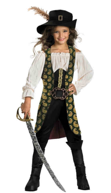 Pirates of the Caribbean Angelica DELUXE Child Costume
