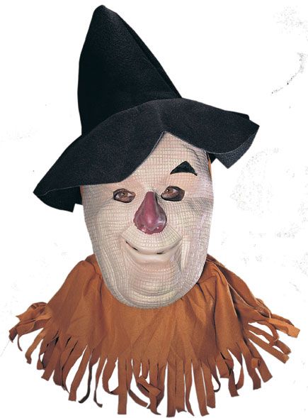 Wizard Of Oz Scarecrow™ Mask with hat - Click Image to Close