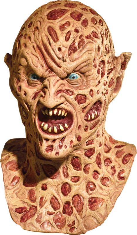 Nightmare On Elm Street Demon Freddy™ Deluxe Overhead Mask - Click Image to Close