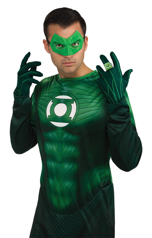 Green Lantern Adult Light Up Ring - Click Image to Close