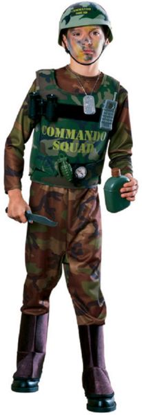 Child Commando Costume S M L