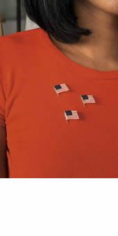 Patriotic lapel pins per 12 - Click Image to Close