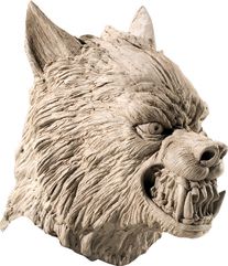 Wolfman™ Deluxe Overhead Latex Mask - Click Image to Close