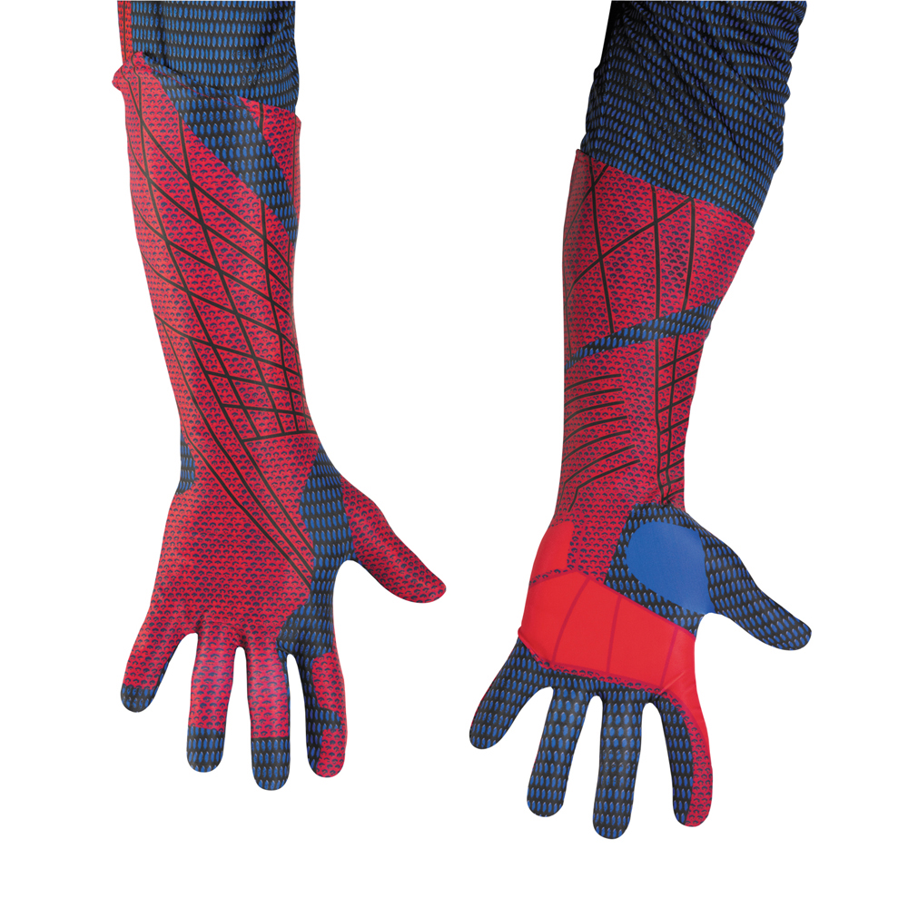 Amazing Spider-Man Movie Adult Deluxe Gloves - Click Image to Close
